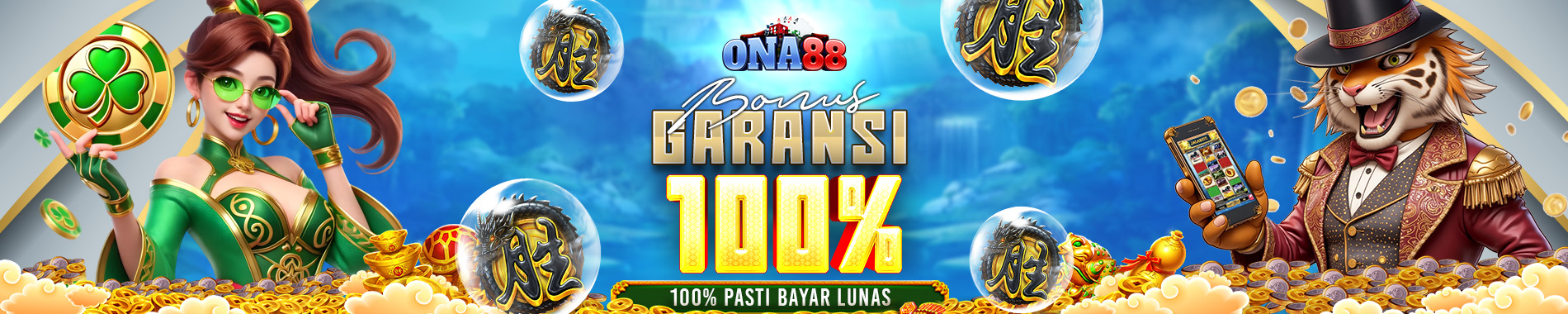 ONA88 -  Bonus Garansi 100%